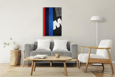 Bmw Mpower Art Design rectangular special Glass Picture!
